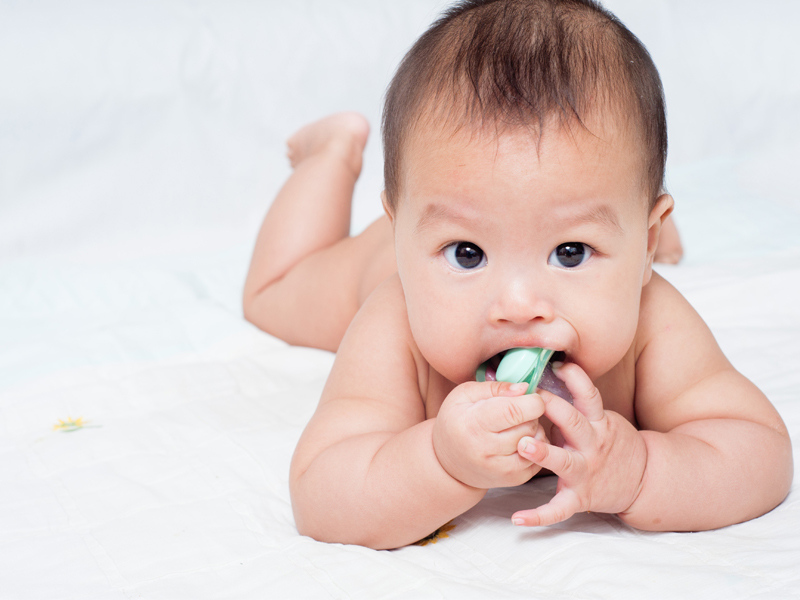 Baby needs dummy at night