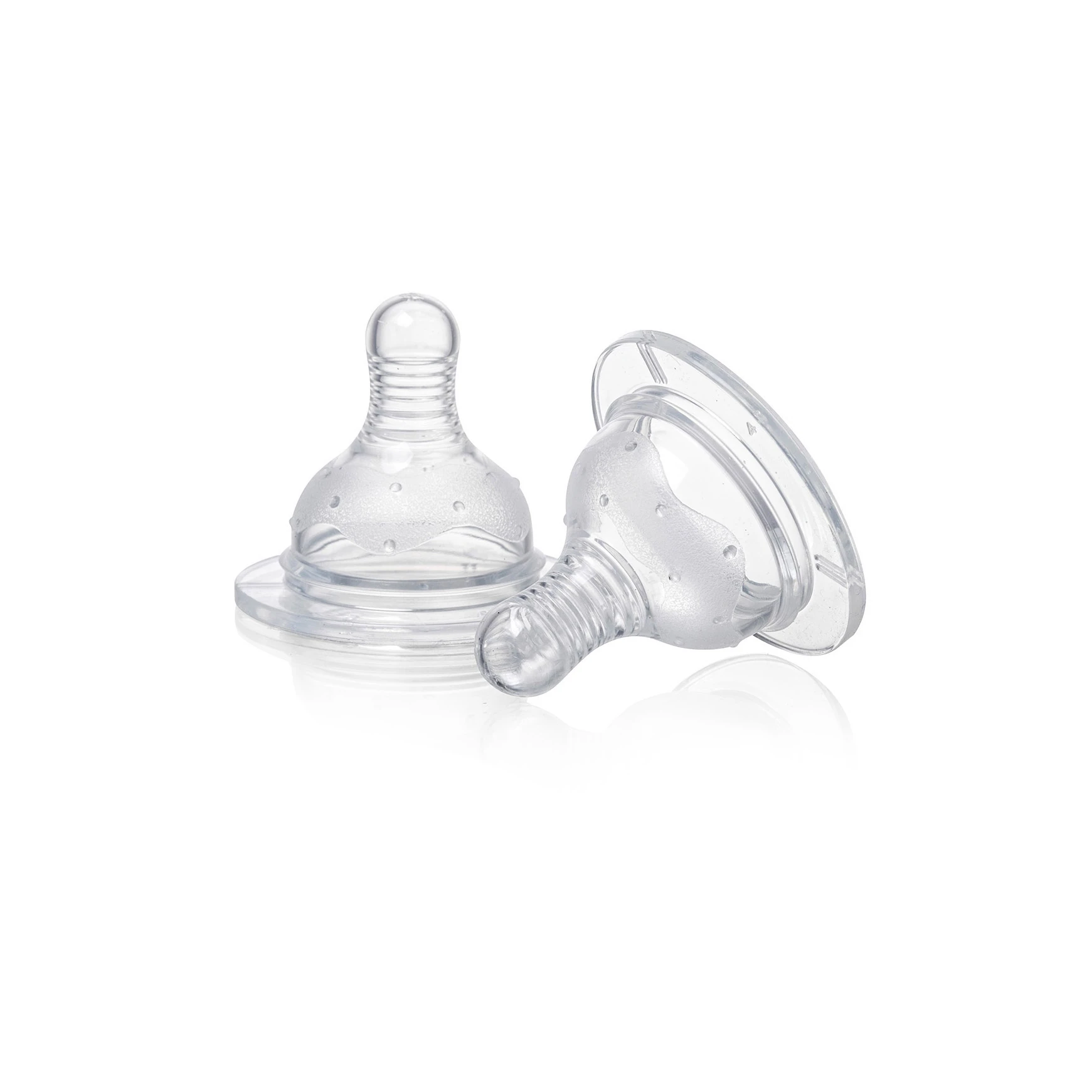 Snookums 250 ml baby feeding bottles with blue and pink caps and colourful animal designs