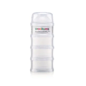 Snookums large baby formula dispenser with four compartments