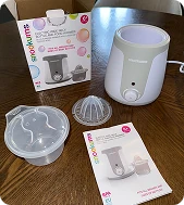 Snookums bottle and food warmer with packaging, accessories and instruction manual
