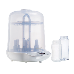 Snookums electric baby bottle steriliser with feeding bottles